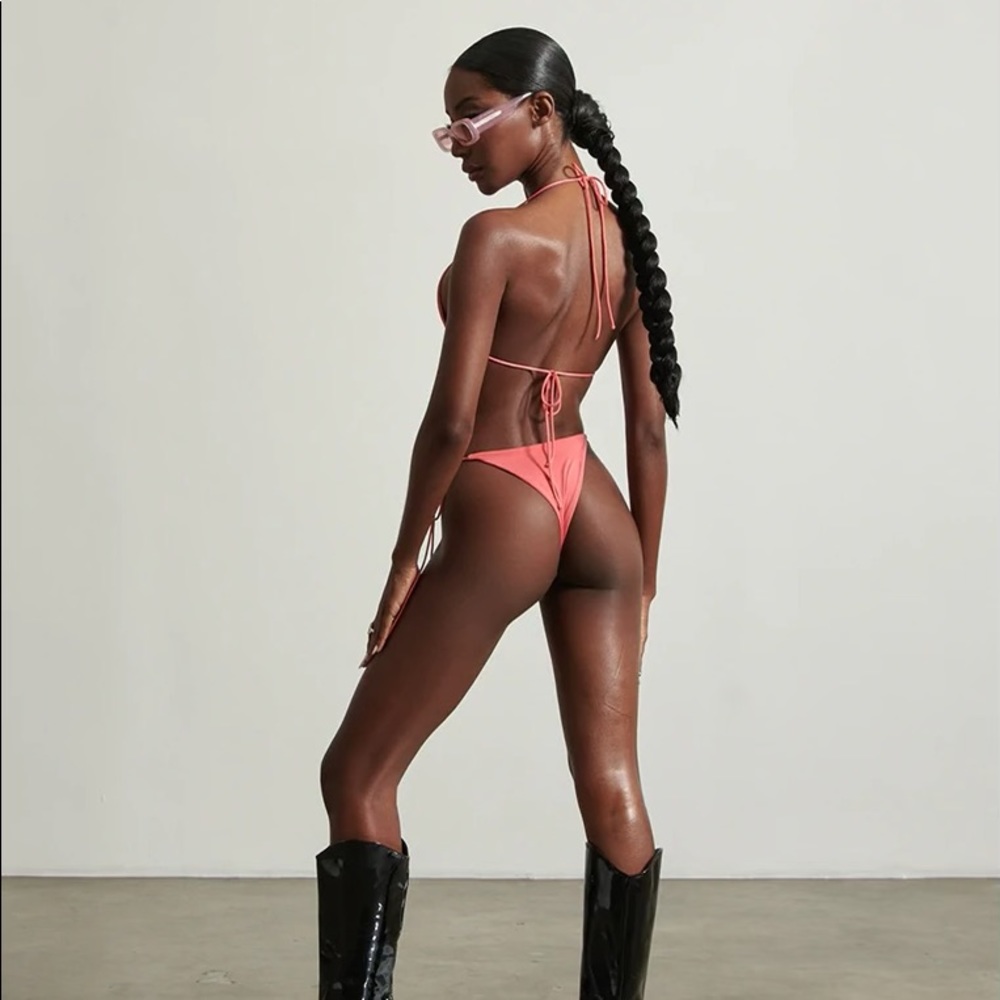 Local European Sol Bikini Bottom- Rose